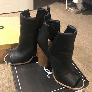 Vici split ankle booties